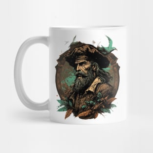 Vintage Pirate Captain Classic Art Design Mug